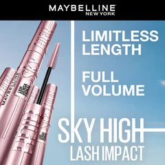 Maybelline New York Lash Sensational Waterproof Sky High Mascara - 01 Very Black/Noir