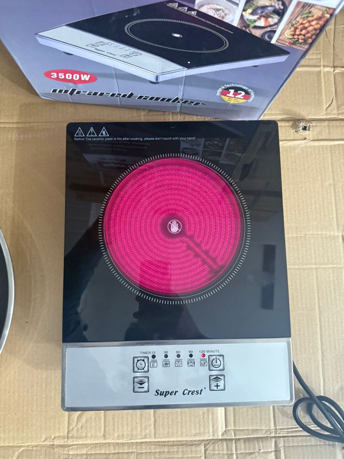 Lot Imported Super Crest Infrared Hot Plate SCT-9015