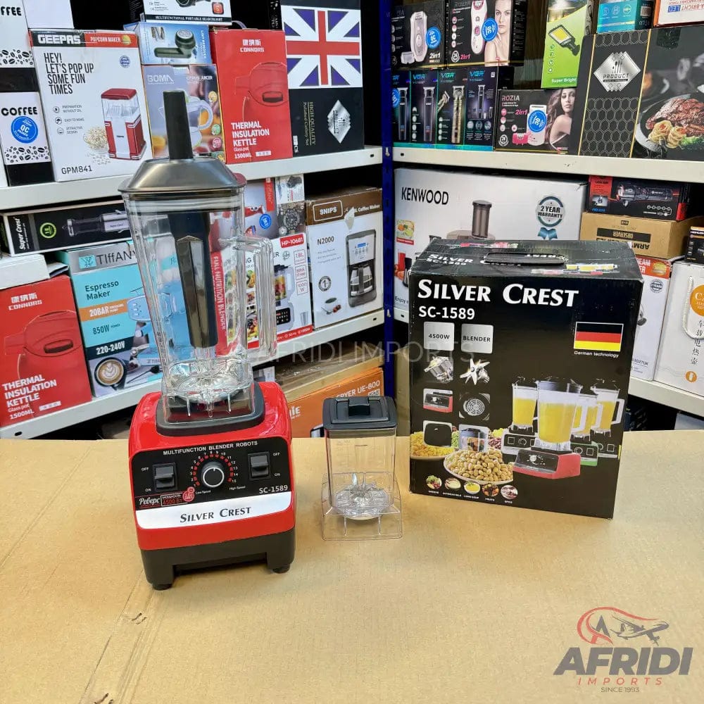 German Lot Imported 2L Powerful silver crest  2-in-1 Blender