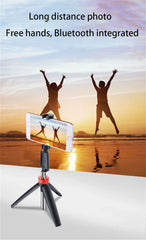 3 in 1 Wireless Bluetooth Selfie Stick Mini Portable Mobile Phone Tripod Foldable Selfie Stick Bluetooth Remote